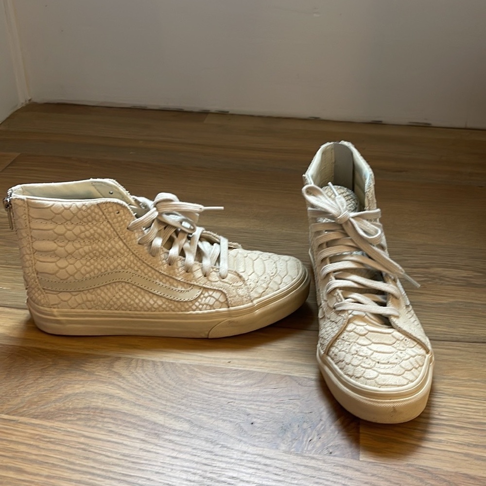 Vans Sk8-Hi In Mono Python Angora Unisex Size M 8… - image 2